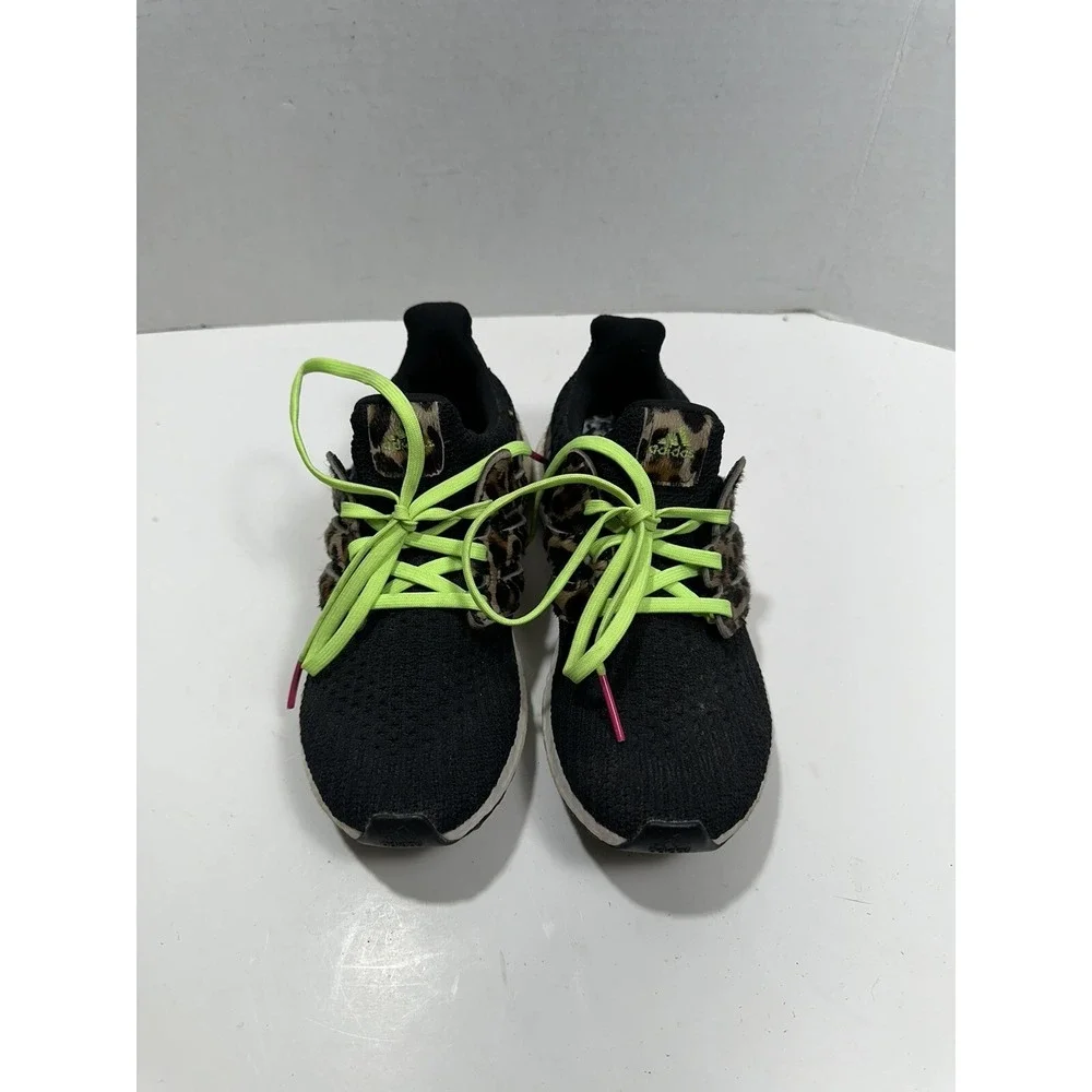 Adidas Ultraboost DNA FZ2731‎ Animal Pack Black/Leopard Youth YYJ Sz 4 /Women  5